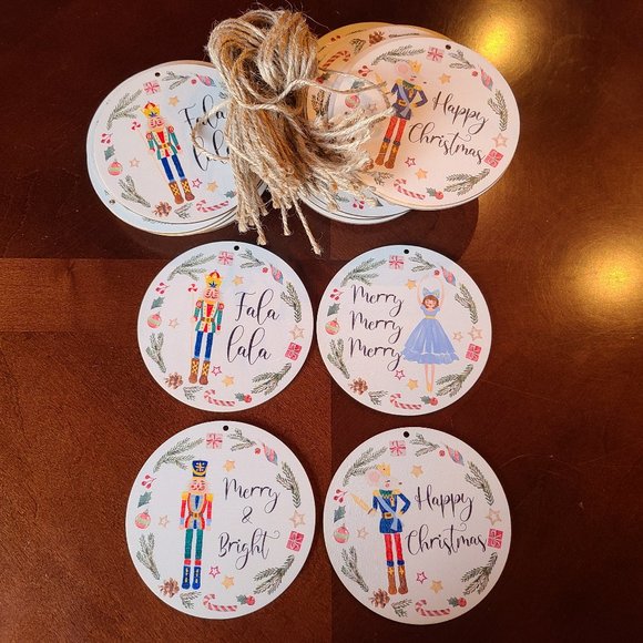 Nutcracker Christmas Ornaments 40pc Holiday Decor Wood Tree Decorations Xmas New - Picture 2 of 11